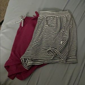 2 pairs of pj shorts